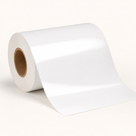 Wit glanzend inkjet poly etiketten