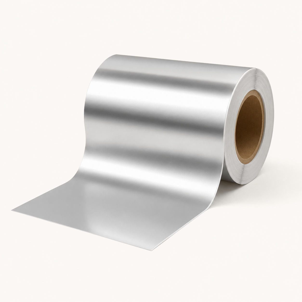 Zilver semi-glans PET etiketten