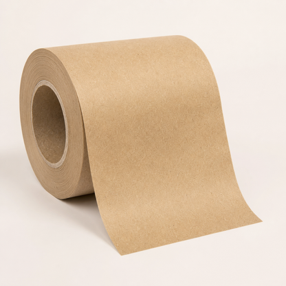 Bruin kraftpapier etiketten